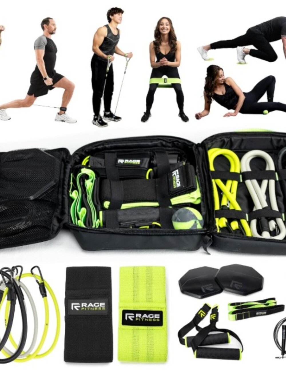 Rage Fitness Ex Kit Home Gym Resistance Training Kit New Sealed